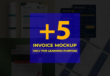 Invoice Mockup Bundle 02